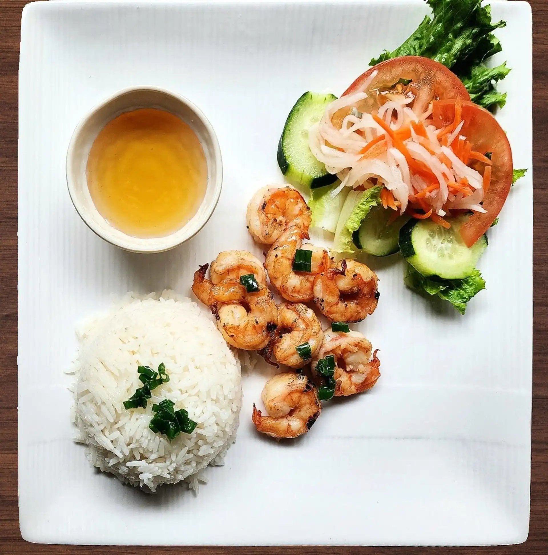25. Grilled Shrimp Rice Plate