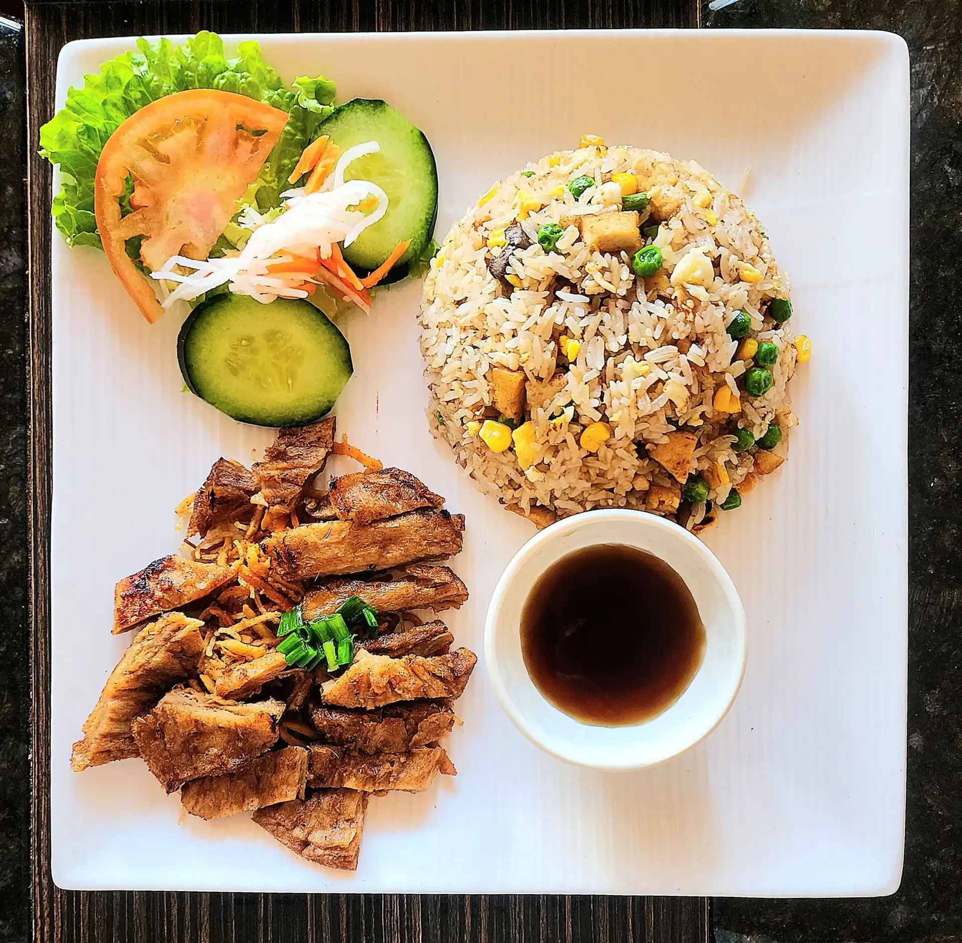 47. Veggie Fried Rice Plate