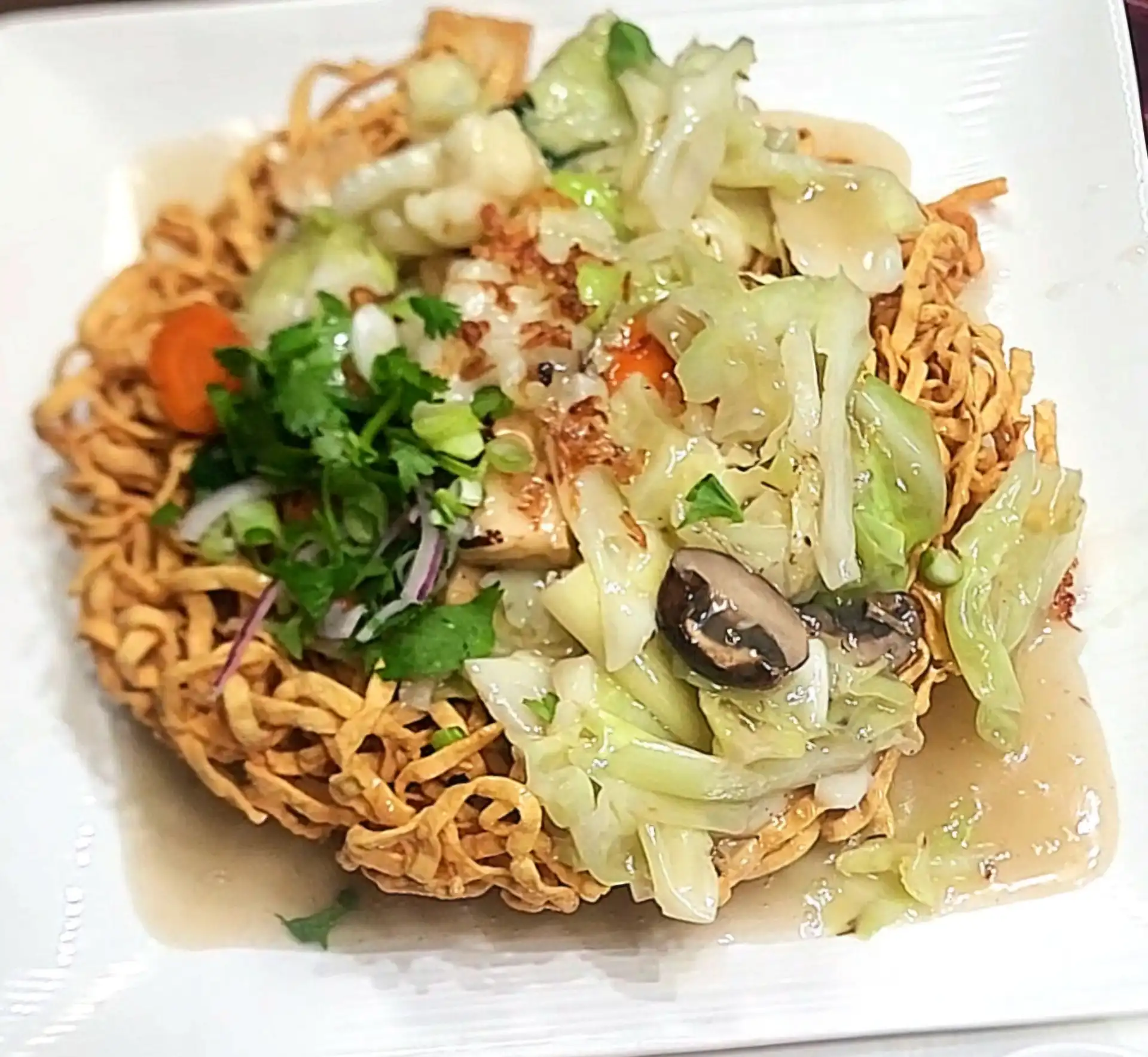 49. Veggie Crispy Egg Noodle