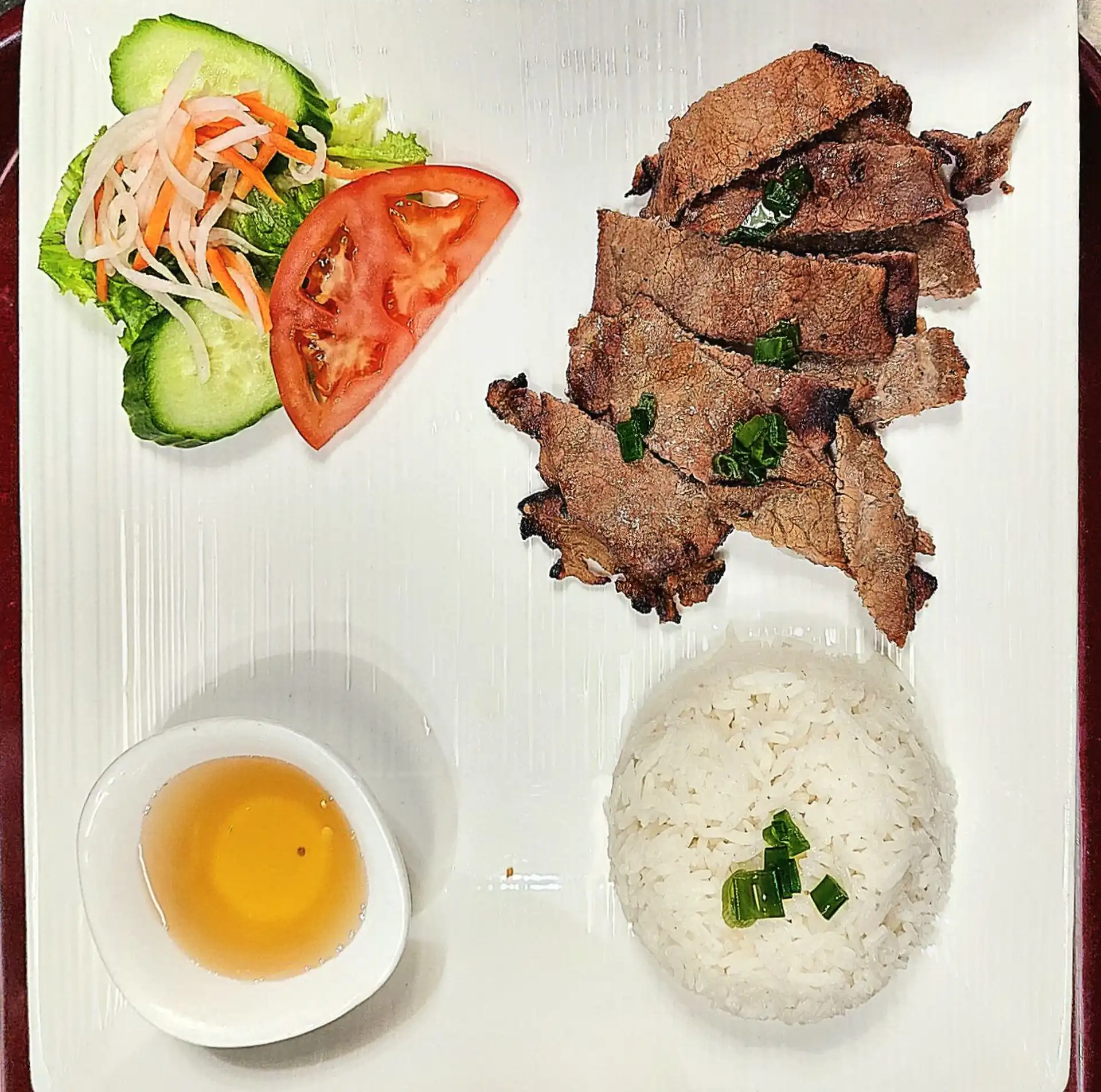 21. Grilled Beef Rice Plate