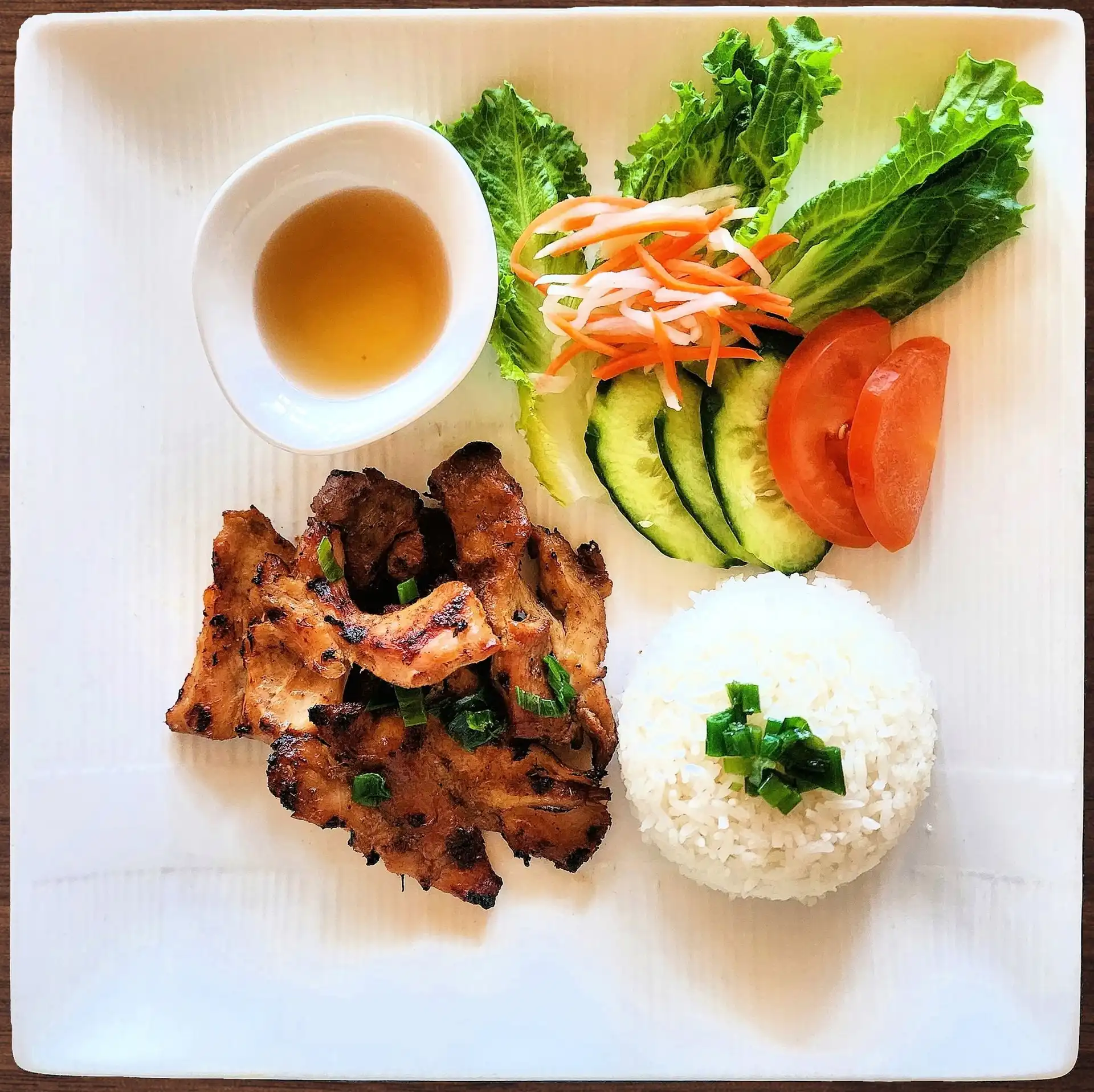 22. Grilled Chicken Rice Plate