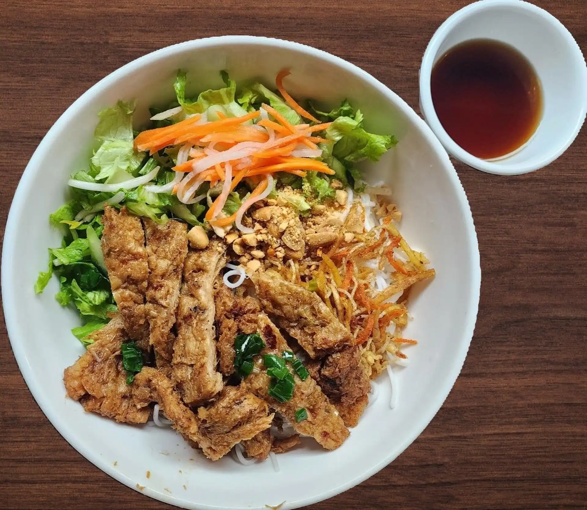 43. Veggie Grilled Pork Vermicelli